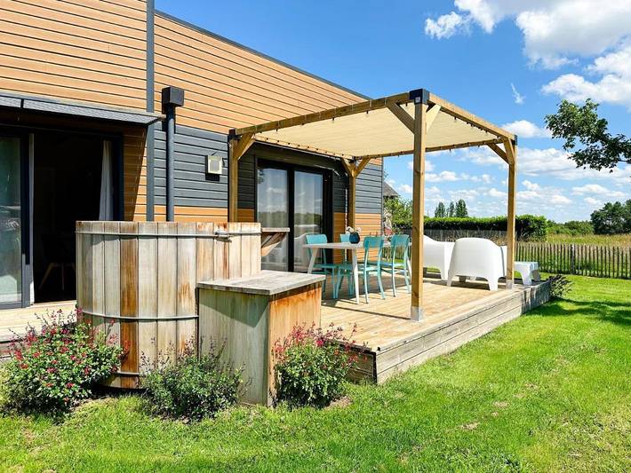 Maison de vacances pour 4 personnes, avec jardin et vue