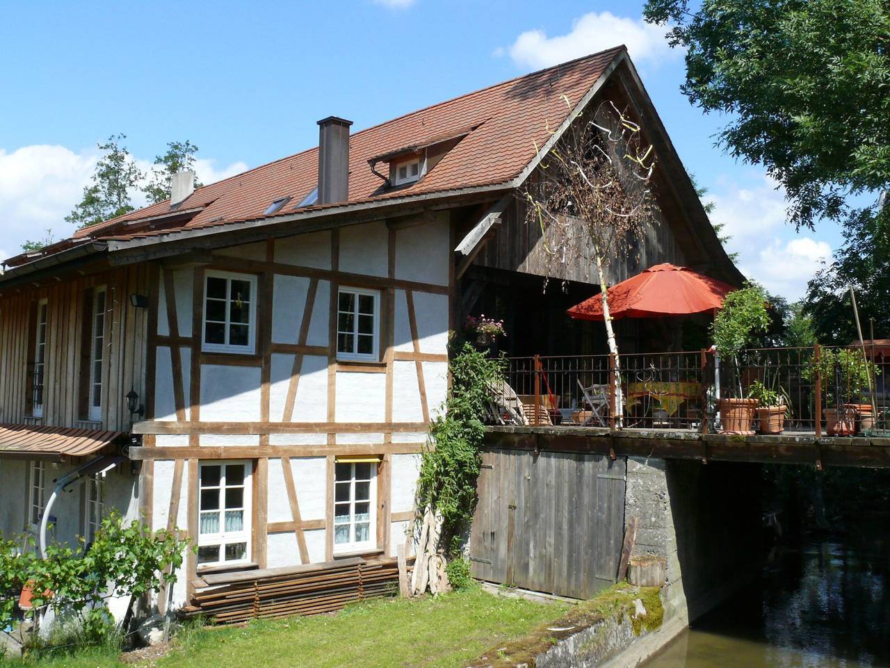 Ganze Ferienwohnung, Alte Wassermühle - Mehlsack in Salem, Region Bodensee-Oberschwaben