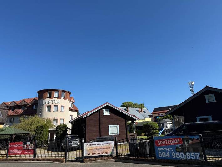 Bungalow dla 5 osób, z widok i ogród w Rewal