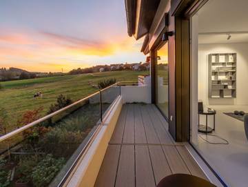 Ferienhaus für 6 Personen, mit Garten und Terrasse sowie Ausblick und Sauna, mit Haustier in Sankt Peter