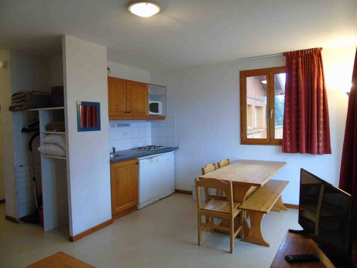 Chalet pour 6 personnes, avec balcon, animaux acceptés dans Valfréjus