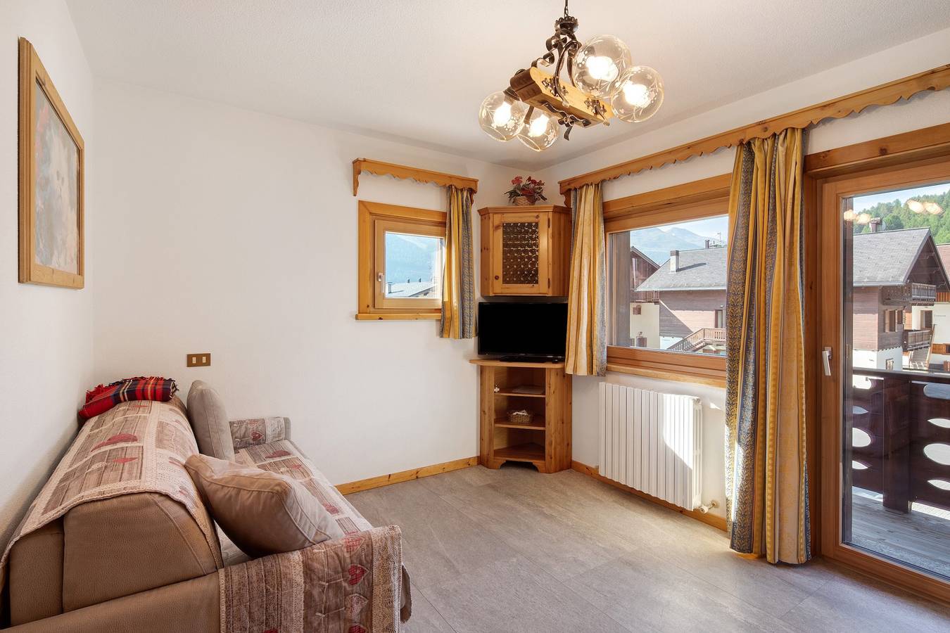 Appartamento 1 con vista lago, giardino in comune e Wi-Fi in Livigno (Borgo), Livigno