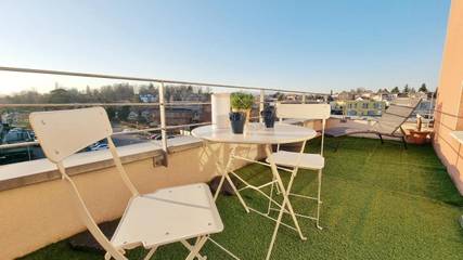 Gîte pour 3 personnes, avec vue et balcon à Pfastatt