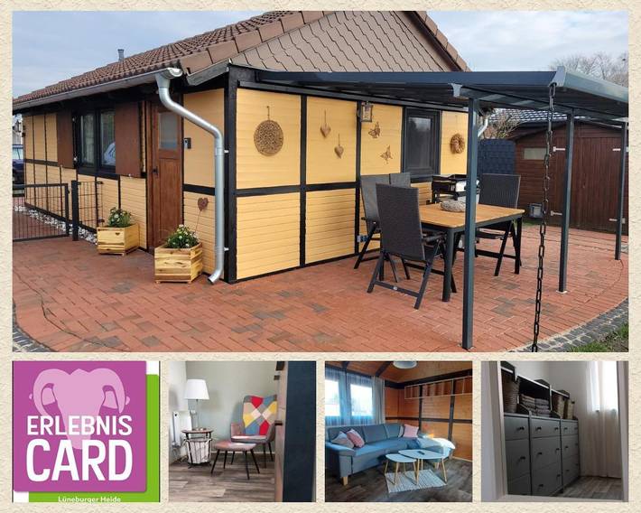 Ferienhaus für 6 Personen, mit Terrasse und Garten