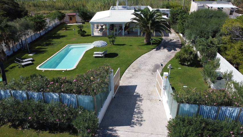 Ferienhaus für 11 Personen, mit Garten und Kinderpool sowie Sauna am Gargano