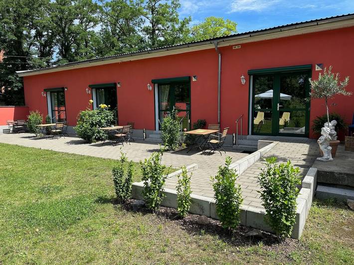 Ferienwohnung für 3 Personen, mit Garten und Terrasse, kinderfreundlich in der Lausitz