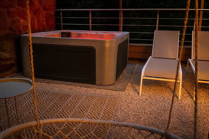 Gîte pour 14 personnes, avec jacuzzi et jardin ainsi que sauna et balcon à Lapoutroie - 4