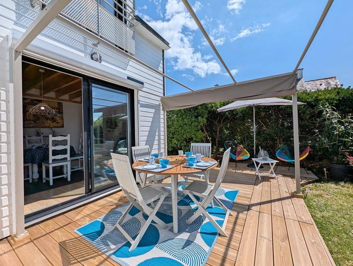 Gîte pour 4 personnes, avec terrasse et jardin dans Plage Kerminihy - 2