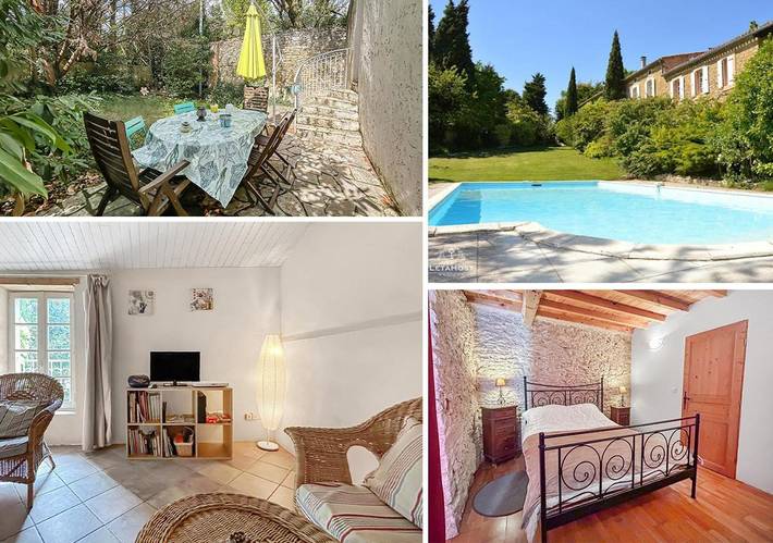 Location de vacances pour 5 personnes, avec jardin ainsi que piscine et vue, adapté aux familles à Soupex - 3