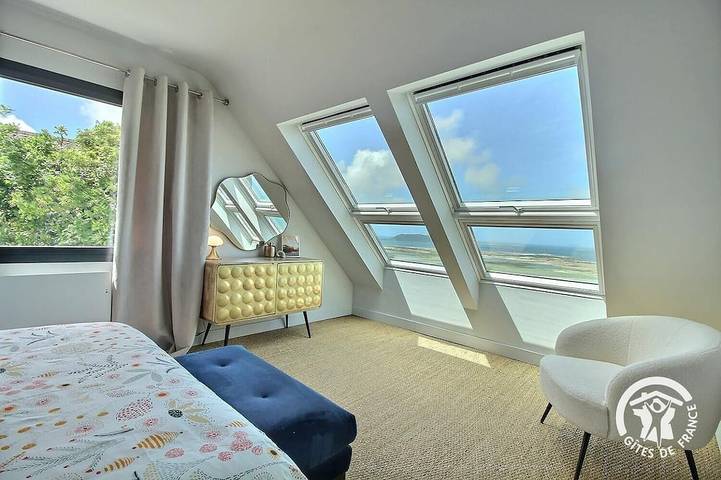 Location de vacances pour 4 personnes, avec balcon et jardin dans Plage Keriec - 4