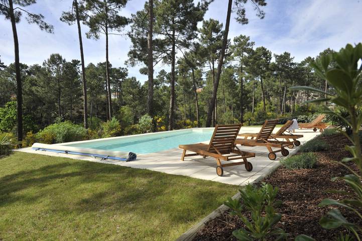Villa pour 6 personnes, avec piscine dans Lac de Lacanau