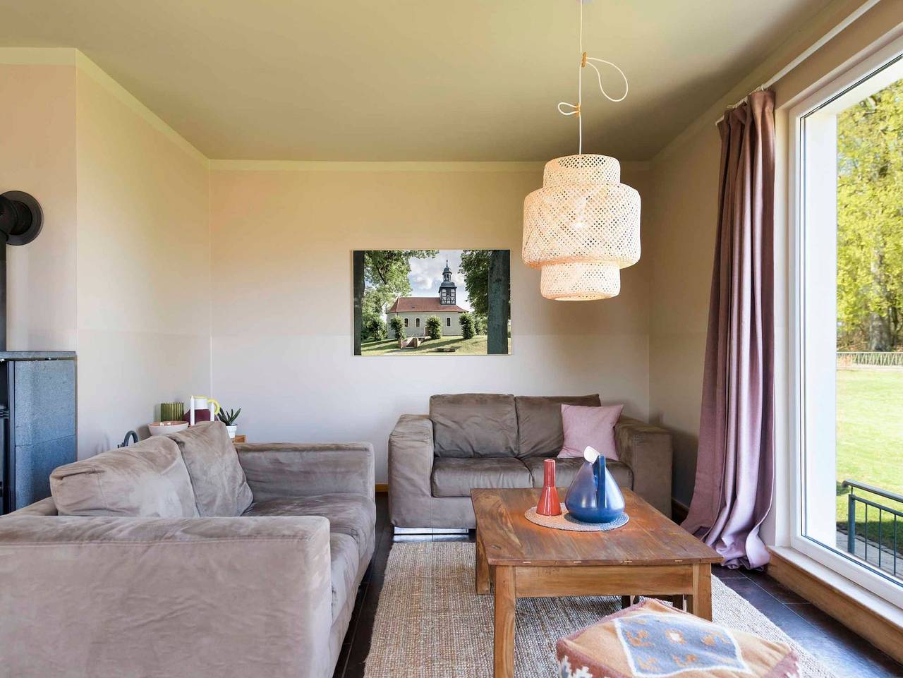 Pommernhaus am See mit Seeblick, Sauna, Kamin, Ruderboot - Haus am See Ii in Luckow, Vorpommern Greifswald