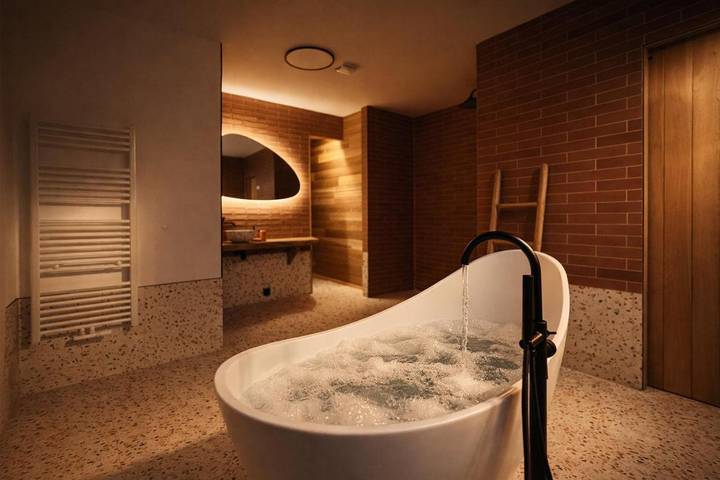 Gîte pour 5 personnes, avec sauna ainsi que terrasse et vue dans Moulin du Ruy - 3