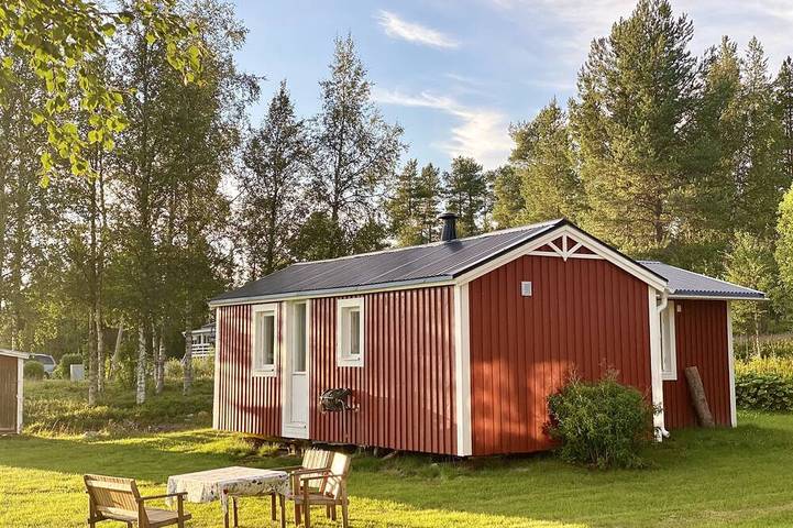 Blockhütte für 4 Personen, mit Whirlpool, mit Haustier in Lappland (Schweden)