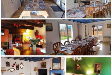 Gîte pour 18 personnes, avec jacuzzi et jardin à Mohon