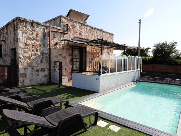 Villa con piscina per 2 persone, con piscina e giardino a Martina Franca