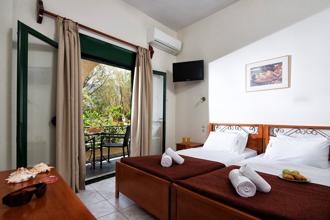 Geheel appartement, Vakantieappartement voor 6 personen met terras in Limenas Chersonisou, Iraklio-Heraklion en omgeving