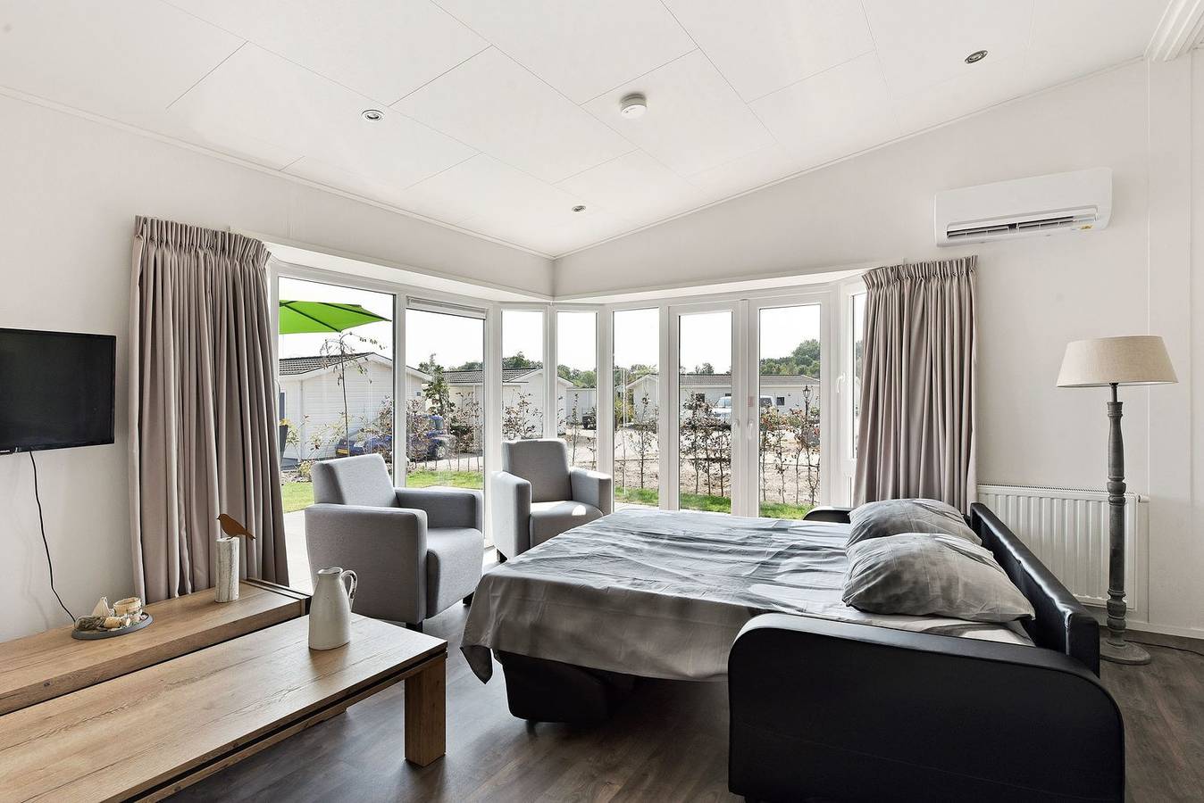 Comfortabel 4 persoons Miva-chalet in Nunspeet op een park aan het Veluwemeer in Nunspeet, Veluwe