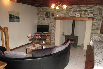 Gîte pour 4 personnes, avec jardin à Le Rozel