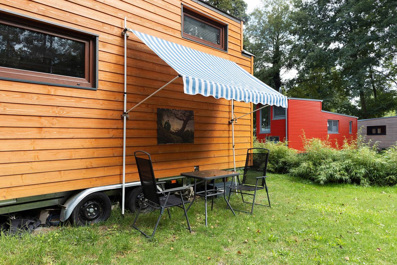 Ganze Ferienwohnung, Tiny Home 'Ernesto' mit privatem Garten, Wi-Fi und Klimaanlage in Lehnin, Kloster Lehnin