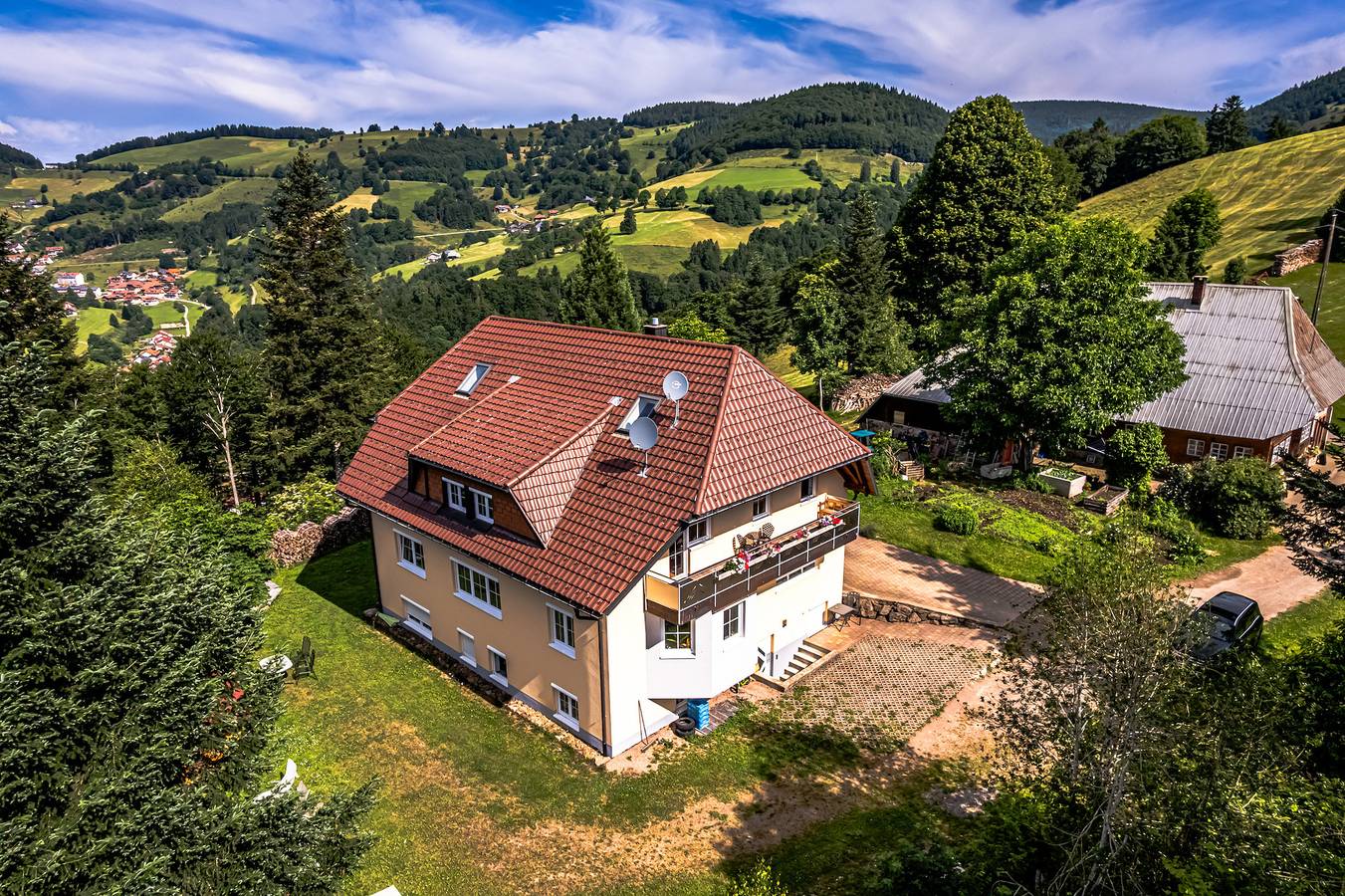 Ganze Ferienwohnung, Feriendomicil Haus Grabenbühl - Ferienwohnung "Nordsee" in Wieden, Südschwarzwald
