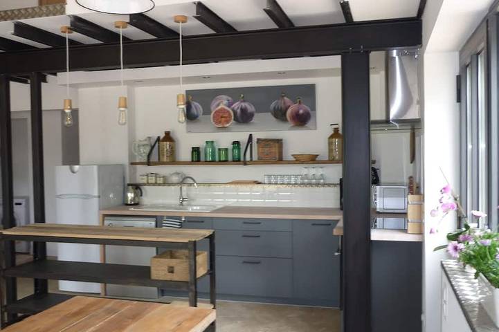 Appartement de vacances pour 7 personnes, avec Terrasse ainsi que Jardin et Sauna