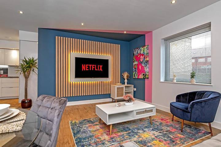 Appartement de vacances pour 5 personnes, avec Balcon ainsi que Terrasse et Vue