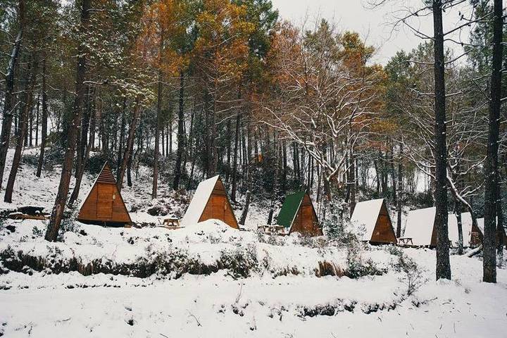 Bungalow für 2 Personen, mit Ausblick und Garten sowie Pool und Terrasse, mit Haustier in der Türkei - 3