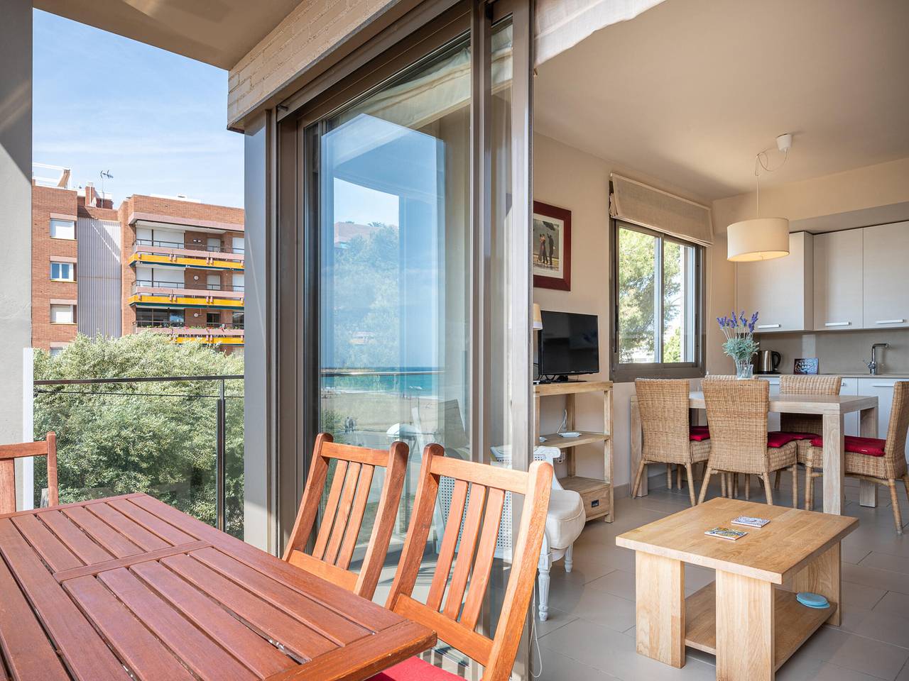 Appartement entier, Appartement confortable avec vue mer et climatisation à Torredembarra in Platja de Baix a Mar (Torredembarra), Torredembarra