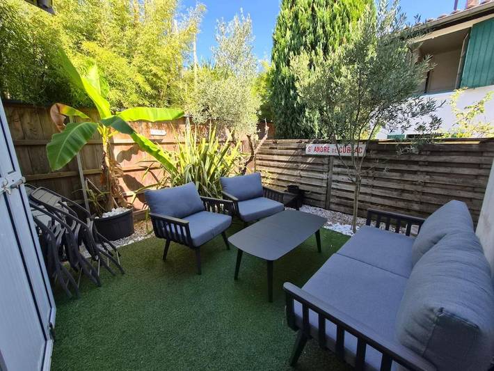 Location de vacances pour 8 personnes, avec jardin et piscine dans Plage du Betey - 2