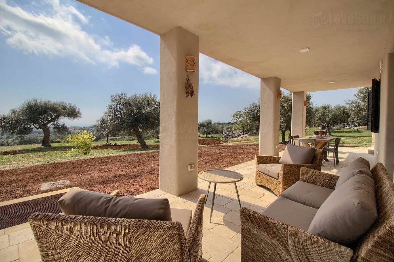 Ferienhaus für 6 Personen mit Terrasse in Patù, Golf von Tarent