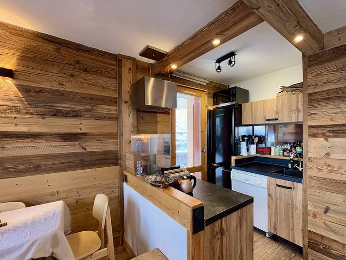 Gîte pour 4 personnes, avec terrasse et balcon/terrasse dans Montchavin - 2