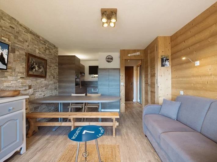 Ganze Wohnung, 3*-Apartment, 6 Pers., Haustiere erlaubt, Garage, Bergblick in La Clusaz, Annecy und Umgebung