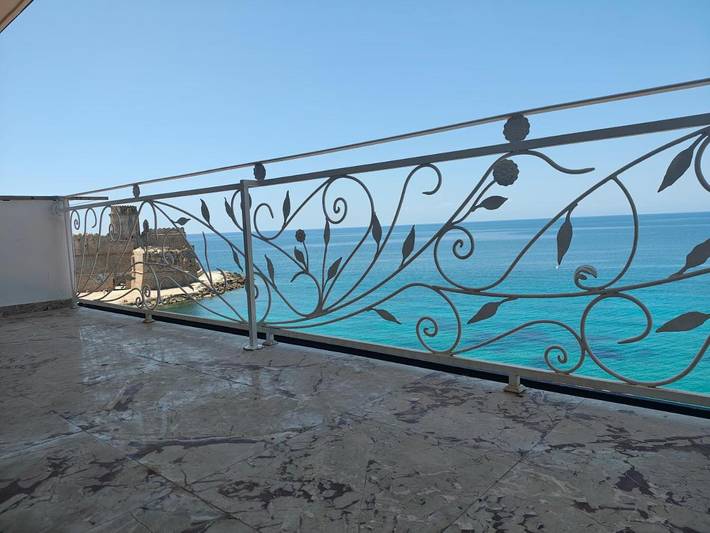 Appartamento per 4 persone, con Balcone e Terrazza nonché Panorama a Le Castella