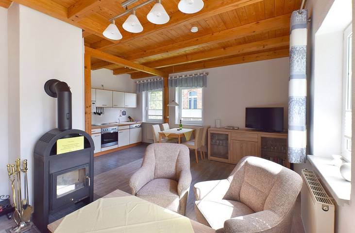 Ferienwohnung für 6 Personen, mit Terrasse und Sauna in Prerow