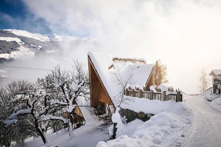 Hütte für 8 Personen, mit Ausblick und Garten sowie Sauna und Pool, mit Haustier in Aschau im Zillertal - 4