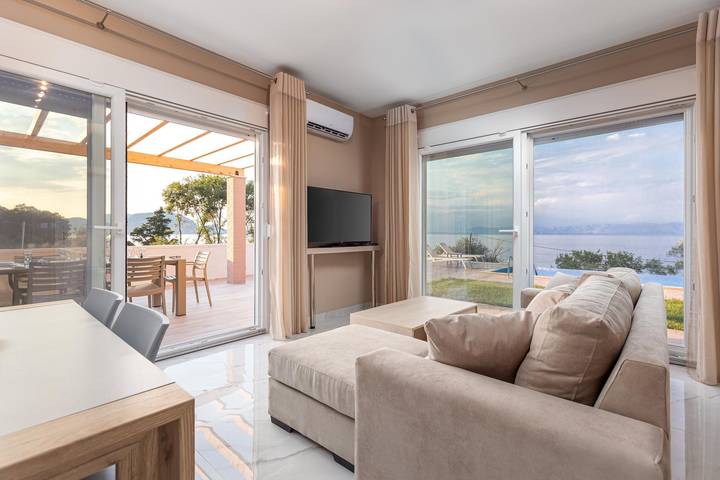 Villa mit pool für 6 Personen, mit Garten auf Korfu - 4