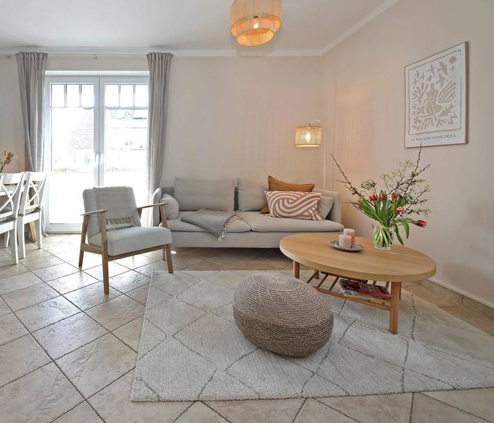 Ganze Wohnung, Carpe Diem Strandnahe Barrierefreie Ferienwohnung mit Kamin und Garten in Börgerende, Börgerende-Rethwisch