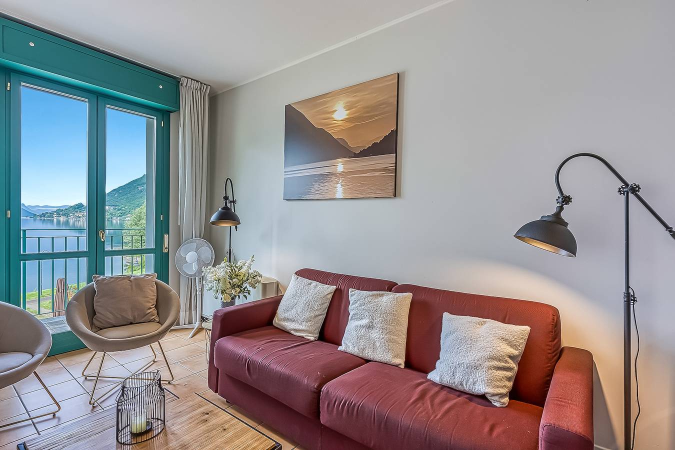 Ganze Wohnung, Ferienwohnung für 4 Personen mit Seeblick in Porlezza, Gemeinde Porlezza