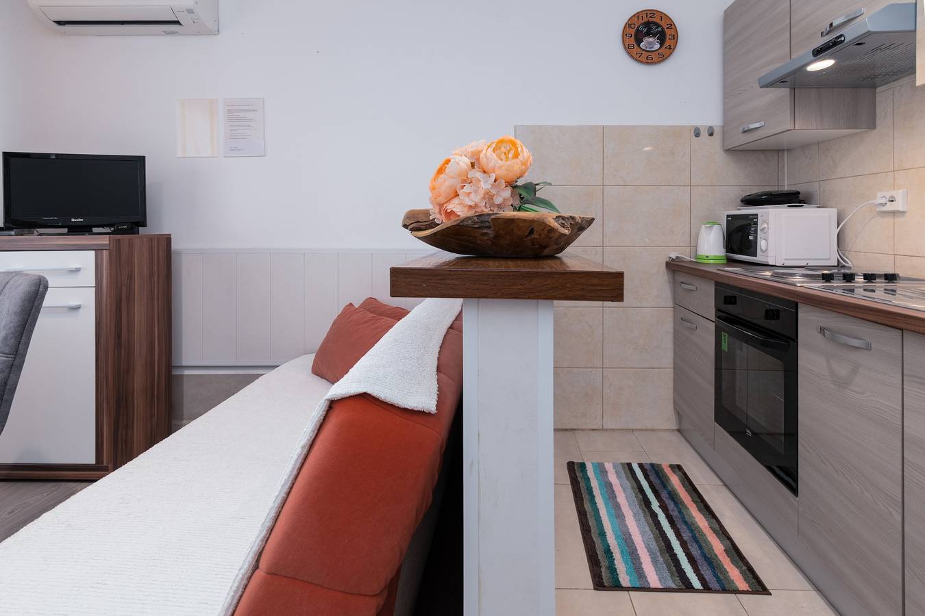 Ganze Wohnung, 1-Zimmer-Ferienwohnung mit Terrasse und Meerblick Punat, Krk A-5351-c in Punat, Krk