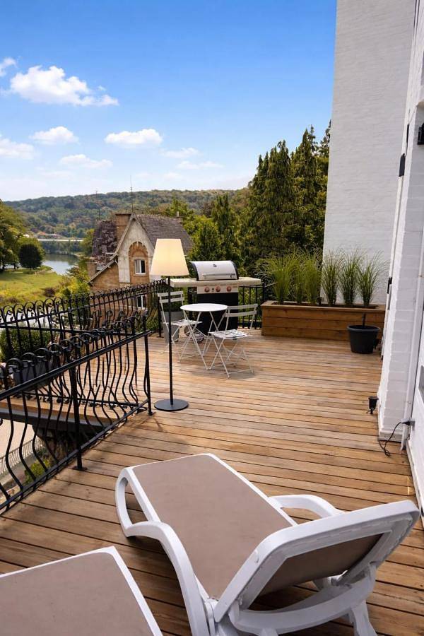 Gîte pour 2 personnes, avec sauna et terrasse ainsi que piscine et vue à Esneux - 4