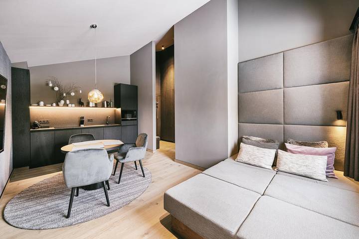 Apartmenthotel für 3 Personen, mit Ausblick und Terrasse sowie Pool und Sauna, mit Haustier - 1