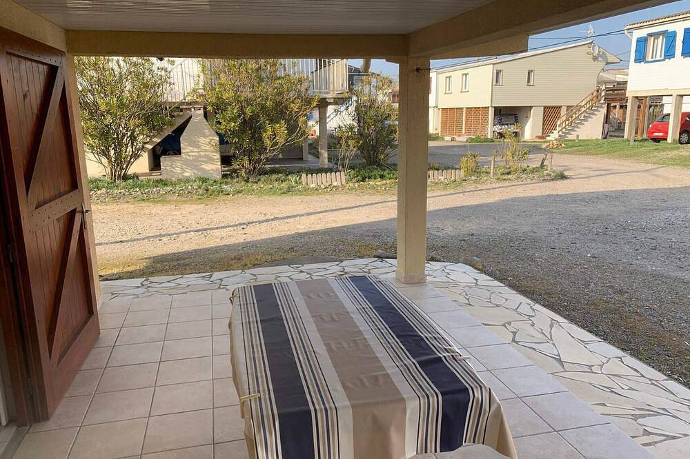 Reihenhaus für 4 Personen, 400m vom Strand entfernt, Terrasse, Tv, Parkplatz in Plage des Chalets, Gruissan