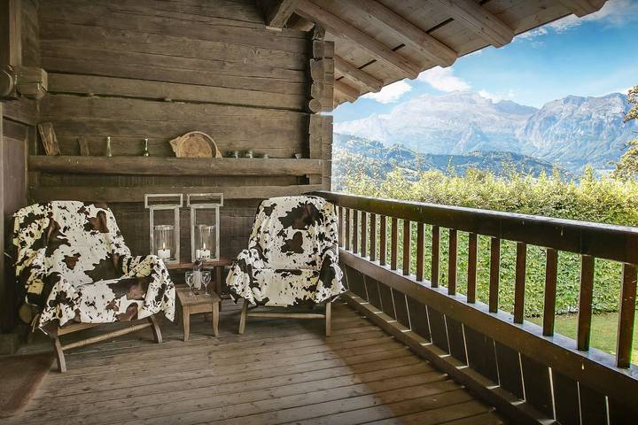 Chalet pour 8 personnes, avec Balcon ainsi que Terrasse et Jardin à Manigod - 3