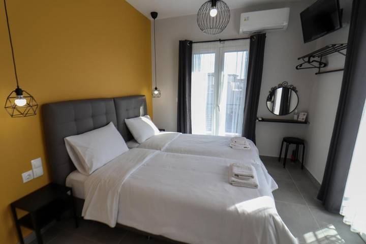 Gîte pour 2 personnes, avec terrasse et vue dans Kalambáka