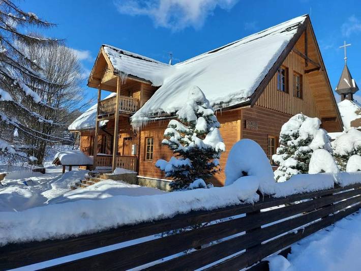 Apartament wakacyjny dla 4 osób, z ogród i widok w Krynica-Zdrój