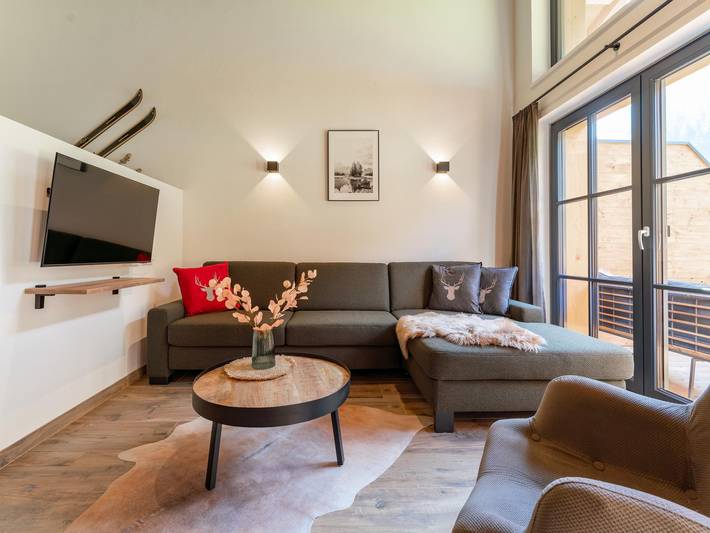 Chalet für 10 Personen, mit Garten und Sauna sowie Balkon in Wald im Pinzgau - 4