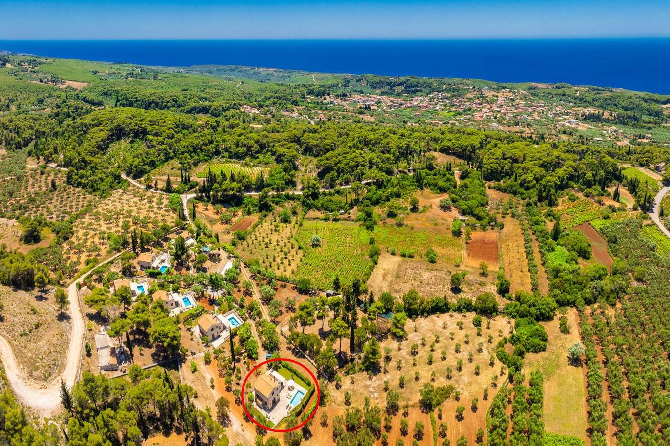 Villa Boscheto Pente in Agios Leon, Zante