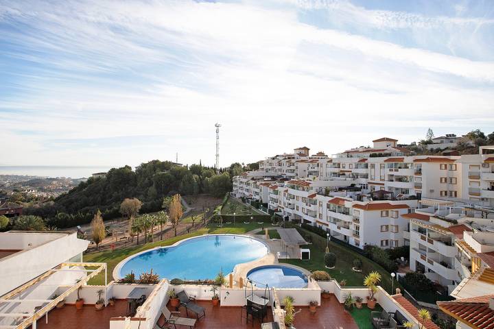 Ganze Wohnung, Ferienwohnung 'Benalmarina' mit Gemeinschaftspool, Wlan und Klimaanlage in Benalmadena Pueblo, Benalmádena