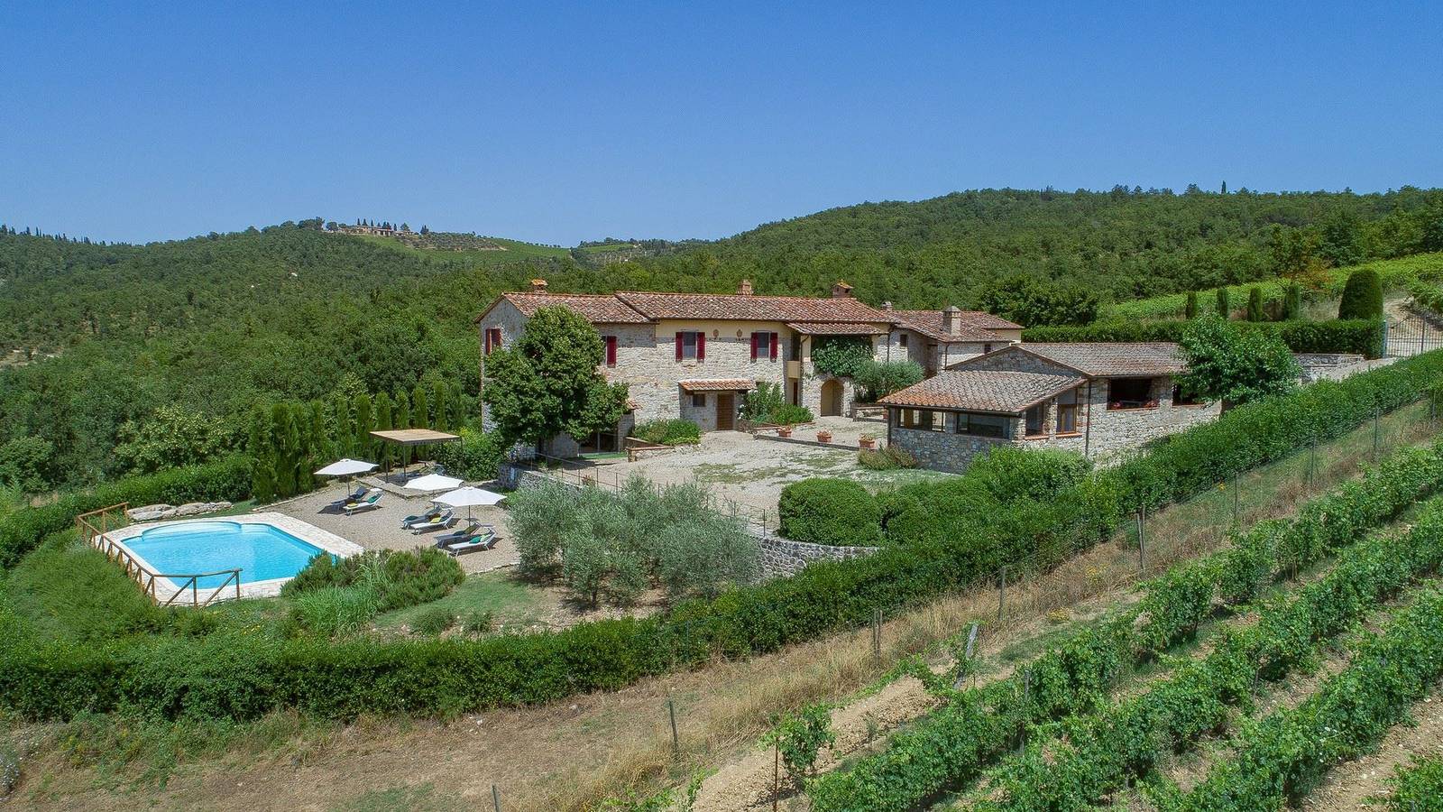 Villa per 8 Persone in Gaiole in Chianti, Chianti